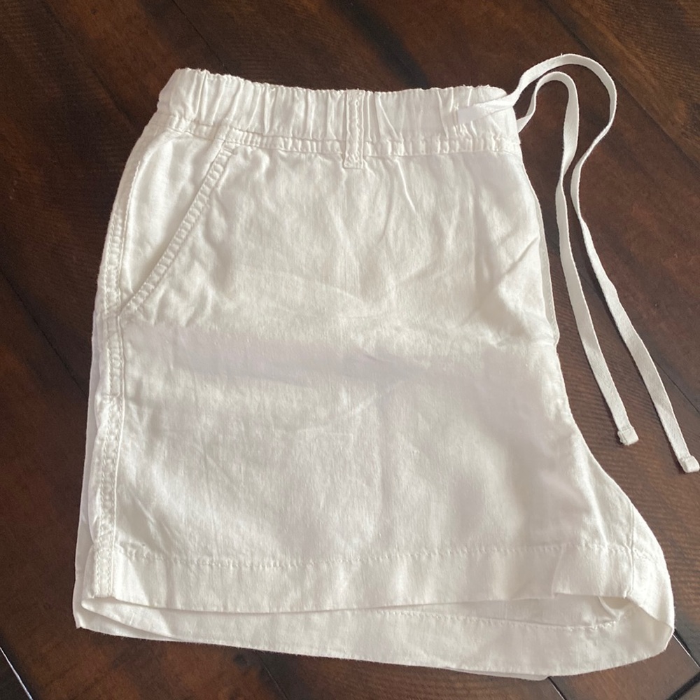 CASLON White Linen Shorts sz XL
